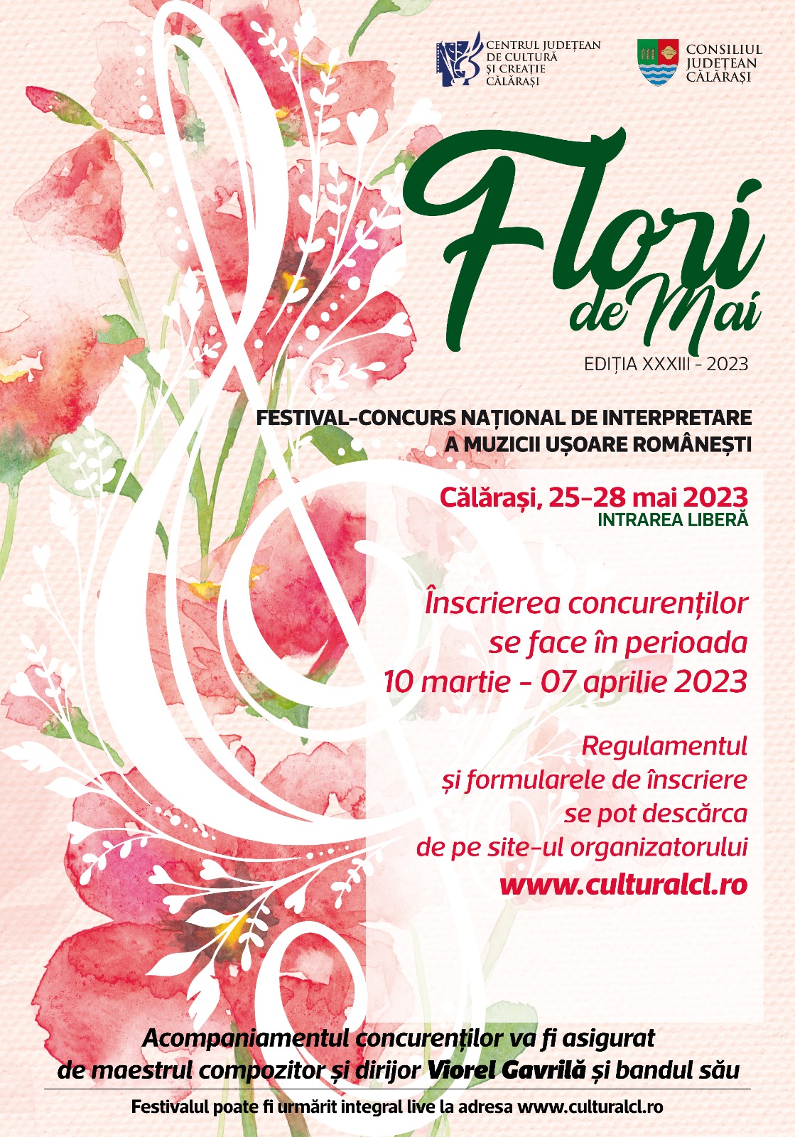Anunt inscriere concurenti la concursul de interpretare a muzicii usoare romanesti